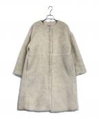 JOURNAL STANDARD relumeジャーナルスタンダード レリューム）の古着「ウォッシャブルボアロングコート」｜ホワイト