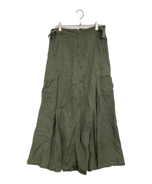 BEARDSLEY（ビアズリー）BEARDSLEY (ビアズリー) カーゴスカート カーキ サイズ:Fの古着・服飾アイテム