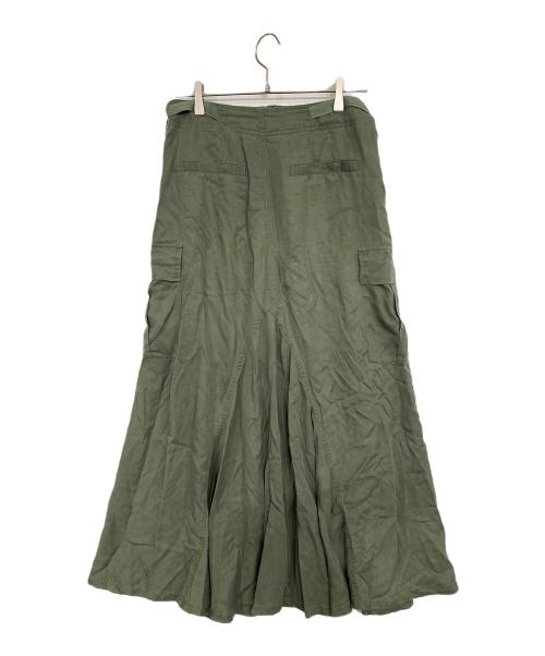 BEARDSLEY（ビアズリー）BEARDSLEY (ビアズリー) カーゴスカート カーキ サイズ:Fの古着・服飾アイテム