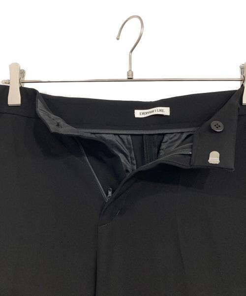 EVERYDAY I LIKE.（エヴリデイ アイ ライク）EVERYDAY I LIKE. (エヴリデイ アイ ライク) フレアパンツ ブラック サイズ:36の古着・服飾アイテム