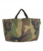 Herve Chapelierエルベシャプリエ）の古着「カモフラトートバッグXL」｜カーキ