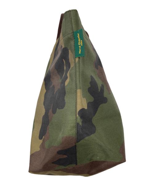 Herve Chapelier（エルベシャプリエ）Herve Chapelier (エルベシャプリエ) カモフラトートバッグXL カーキの古着・服飾アイテム