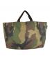Herve Chapelier（エルベシャプリエ）の古着「カモフラトートバッグXL」｜カーキ