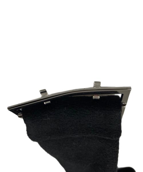 GUCCI（グッチ）GUCCI (グッチ) ウールカシミヤトレンチコート ブラック サイズ:SIZE 42の古着・服飾アイテム