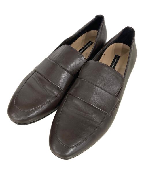 FABIO RUSCONI（ファビオルスコーニ）FABIO RUSCONI (ファビオルスコーニ) ローファー ブラウン サイズ:38の古着・服飾アイテム