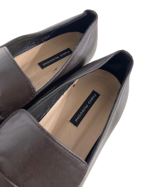 FABIO RUSCONI（ファビオルスコーニ）FABIO RUSCONI (ファビオルスコーニ) ローファー ブラウン サイズ:38の古着・服飾アイテム