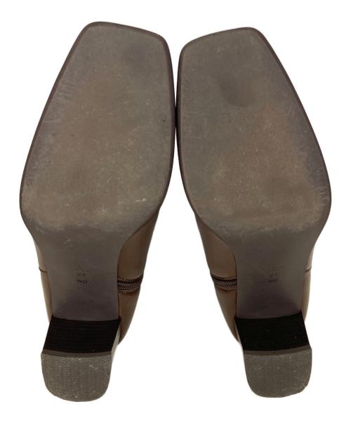 DIANA（ダイアナ）DIANA (ダイアナ) スクエアトゥーブーツ ブラウン サイズ:24の古着・服飾アイテム