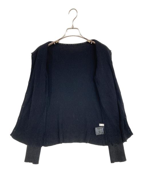 STUDIOUS（ステュディオス）STUDIOUS (ステュディオス) ホックディティールニットカーディガン ブラック サイズ:FREEの古着・服飾アイテム