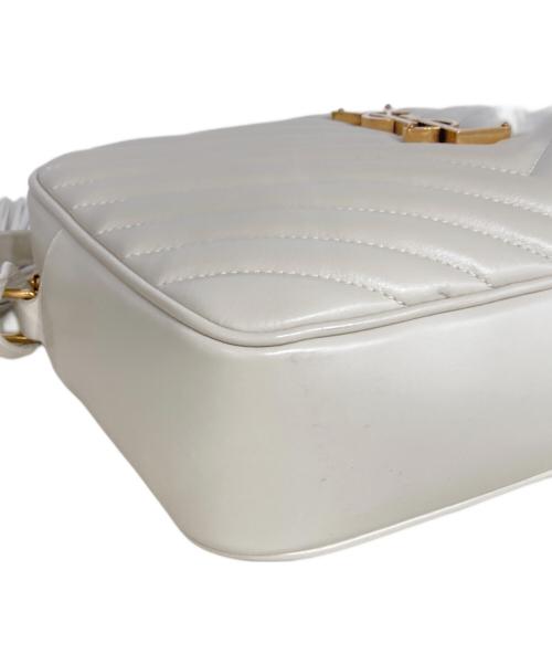 Saint Laurent Paris（サンローランパリ）Saint Laurent Paris (サンローランパリ) ルー カメラバッグ ベージュの古着・服飾アイテム