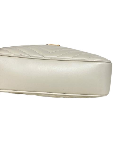 Saint Laurent Paris（サンローランパリ）Saint Laurent Paris (サンローランパリ) ルー カメラバッグ ベージュの古着・服飾アイテム