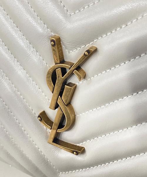 Saint Laurent Paris（サンローランパリ）Saint Laurent Paris (サンローランパリ) ルー カメラバッグ ベージュの古着・服飾アイテム