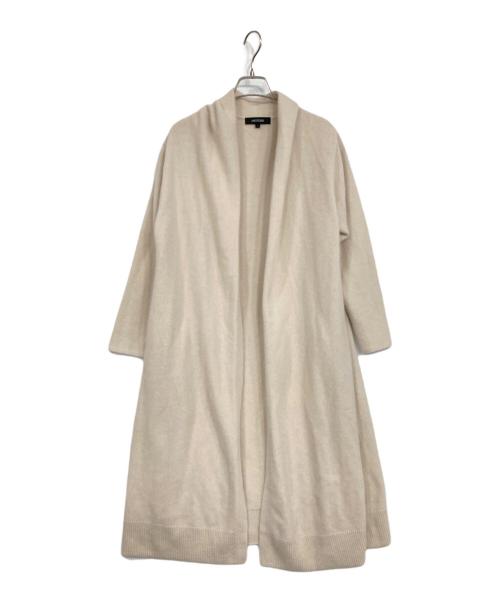 UNTITLED（アンタイトル）UNTITLED (アンタイトル) ソフトウールアンゴラロングカーディガン ベージュ サイズ:2の古着・服飾アイテム