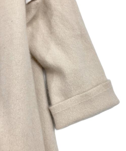UNTITLED（アンタイトル）UNTITLED (アンタイトル) ソフトウールアンゴラロングカーディガン ベージュ サイズ:2の古着・服飾アイテム