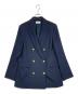 PLST（プラステ）の古着「ダブルブレストジャケット」｜ネイビー