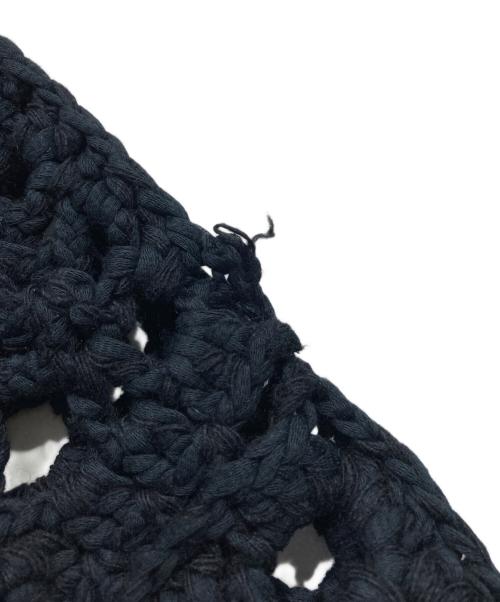 TODAYFUL（トゥデイフル）TODAYFUL (トゥデイフル) Crochet Knit Shirts ブラック サイズ:Fの古着・服飾アイテム