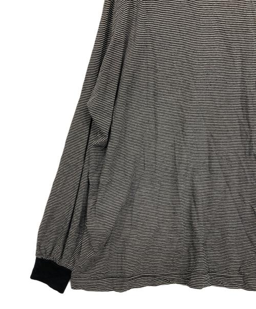 ONC MERINO（オーエヌシーメリノ）ONC MERINO (オーエヌシーメリノ) ボーダーカットソー ブラック サイズ:SIZE 5の古着・服飾アイテム