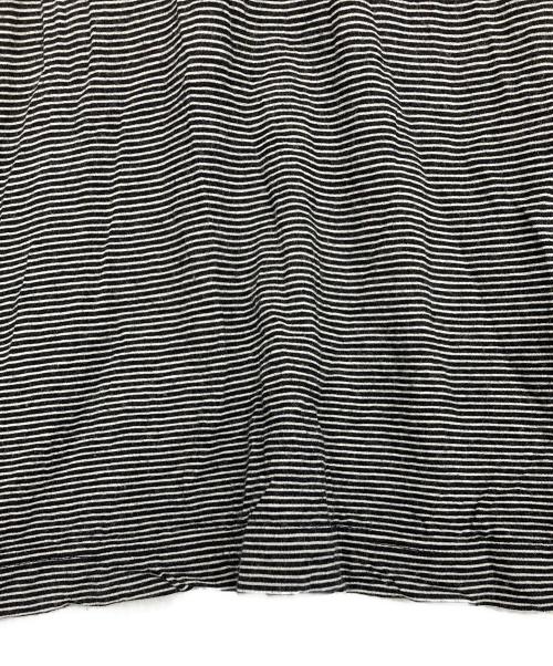 ONC MERINO（オーエヌシーメリノ）ONC MERINO (オーエヌシーメリノ) ボーダーカットソー ブラック サイズ:SIZE 5の古着・服飾アイテム