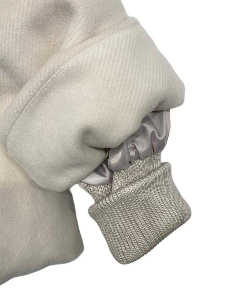 DoCLASSE（ドゥクラッセ）DoCLASSE (ドゥクラッセ) ウールライク・ダウンジャケット ホワイト サイズ:Mの古着・服飾アイテム