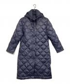 LACOSTEラコステ）の古着「ライナー付キルティングダウンコート」｜ネイビー