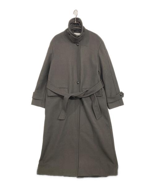 BEAUTY&YOUTH（ビューティーアンドユース）BEAUTY&YOUTH (ビューティーアンドユース) メルトンステンカラーベルトロングコート ブラウン サイズ:Mの古着・服飾アイテム
