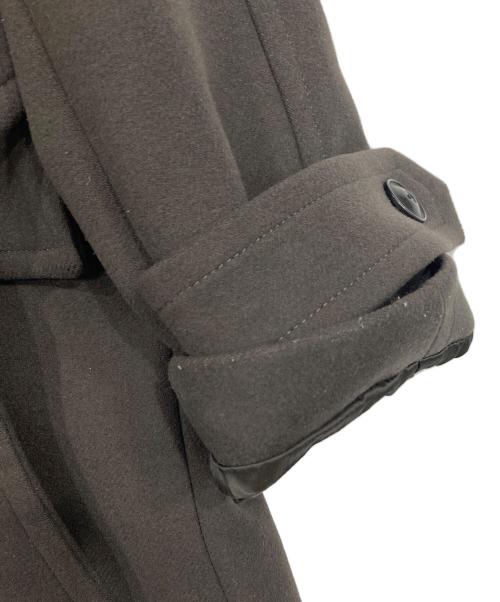 BEAUTY&YOUTH（ビューティーアンドユース）BEAUTY&YOUTH (ビューティーアンドユース) メルトンステンカラーベルトロングコート ブラウン サイズ:Mの古着・服飾アイテム