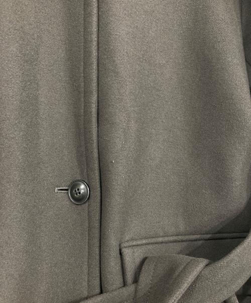 BEAUTY&YOUTH（ビューティーアンドユース）BEAUTY&YOUTH (ビューティーアンドユース) メルトンステンカラーベルトロングコート ブラウン サイズ:Mの古着・服飾アイテム