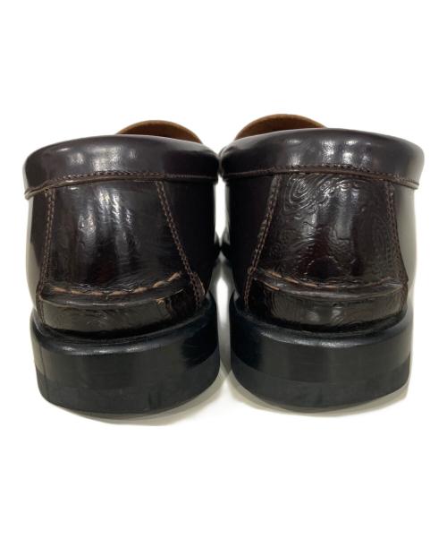 REGAL（リーガル）REGAL (リーガル) ペイズリー柄コインローファー ブラウン サイズ:25.5の古着・服飾アイテム