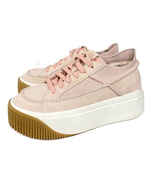 UGG（アグ）UGG (アグ) EZ-Duzzit Lace ピンク サイズ:6.5の古着・服飾アイテム