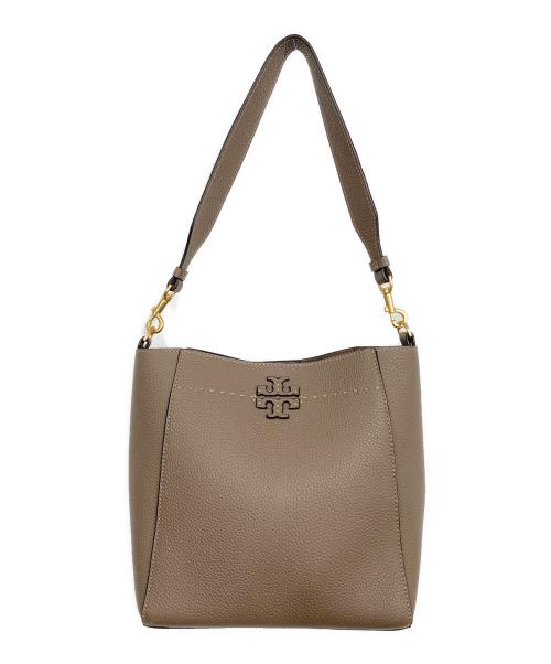 TORY BURCH（トリーバーチ）TORY BURCH (トリーバーチ) マックグロースモールバケットバッグ ブラウンの古着・服飾アイテム