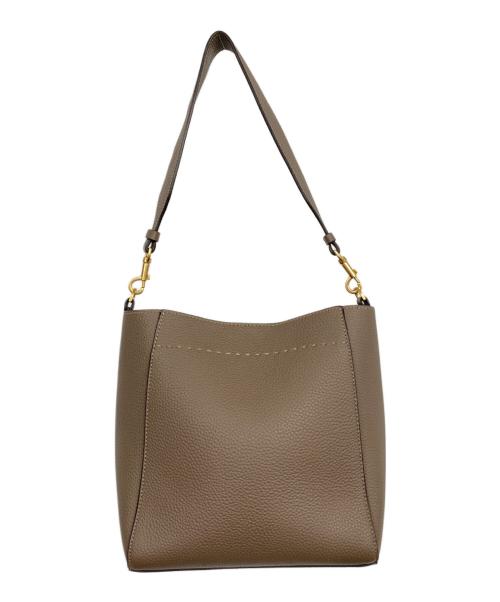 TORY BURCH（トリーバーチ）TORY BURCH (トリーバーチ) マックグロースモールバケットバッグ ブラウンの古着・服飾アイテム