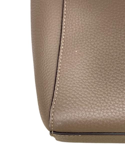 TORY BURCH（トリーバーチ）TORY BURCH (トリーバーチ) マックグロースモールバケットバッグ ブラウンの古着・服飾アイテム