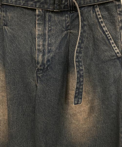 JOURNAL STANDARD relume（ジャーナルスタンダード レリューム）JOURNAL STANDARD relume (ジャーナルスタンダード レリューム) プロセシング ”ROOMY” ベルテッド 12オンス ジョーツ インディゴ サイズ:Lの古着・服飾アイテム