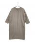evam eva（エヴァムエヴァ）の古着「wool angora no collar coat」｜グレー