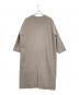 evam eva (エヴァムエヴァ) wool angora no collar coat グレー サイズ:2：8000円