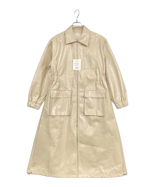 Sea Room lynn（シールームリン）Sea Room lynn (シールームリン) パテントZIPPERコート ベージュ サイズ:Freeの古着・服飾アイテム