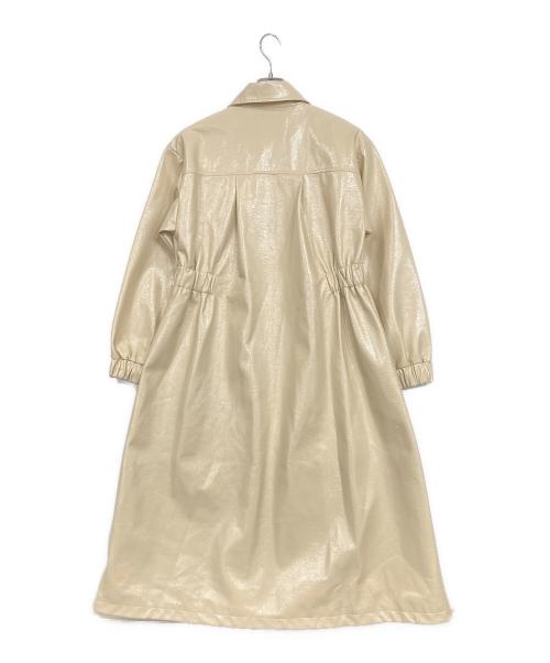 Sea Room lynn（シールームリン）Sea Room lynn (シールームリン) パテントZIPPERコート ベージュ サイズ:Freeの古着・服飾アイテム