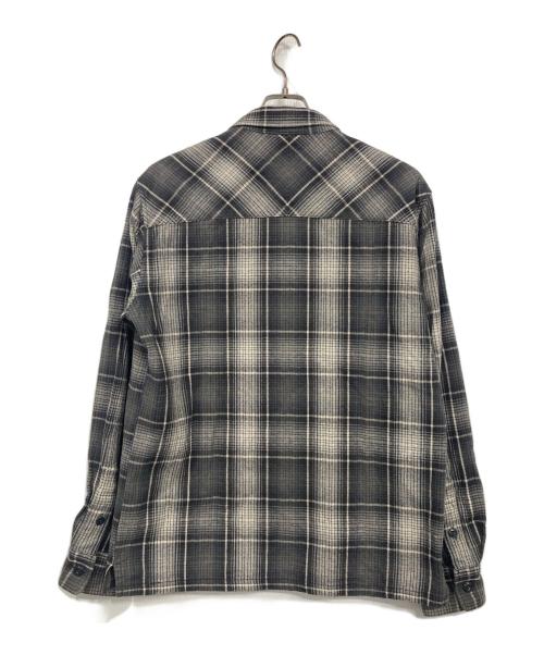 NEIGHBORHOOD（ネイバーフッド）NEIGHBORHOOD (ネイバーフッド) チェックシャツ グレー サイズ:Lの古着・服飾アイテム