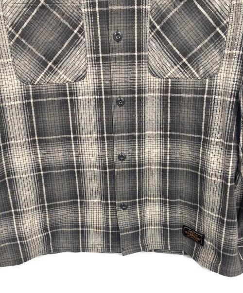 NEIGHBORHOOD（ネイバーフッド）NEIGHBORHOOD (ネイバーフッド) チェックシャツ グレー サイズ:Lの古着・服飾アイテム