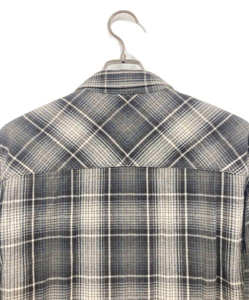 NEIGHBORHOOD（ネイバーフッド）NEIGHBORHOOD (ネイバーフッド) チェックシャツ グレー サイズ:Lの古着・服飾アイテム