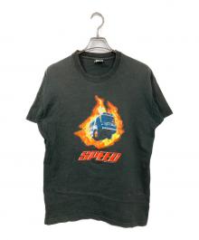 FRUIT OF THE LOOM（フルーツオブザルーム）の古着「ヴィンテージプリントTシャツ」｜ブラック