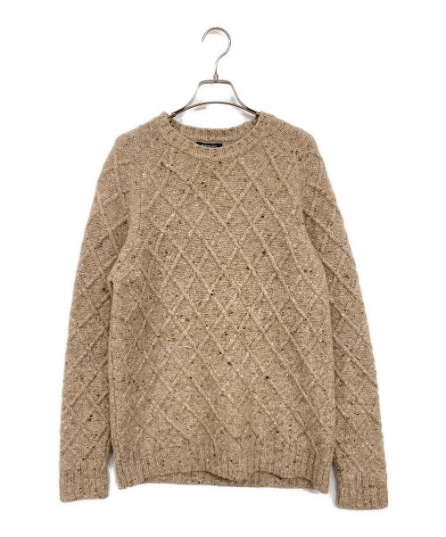 BURBERRY LONDON（バーバリーロンドン）BURBERRY LONDON (バーバリーロンドン) カシミヤブレンドニット ブラウン サイズ:Mの古着・服飾アイテム