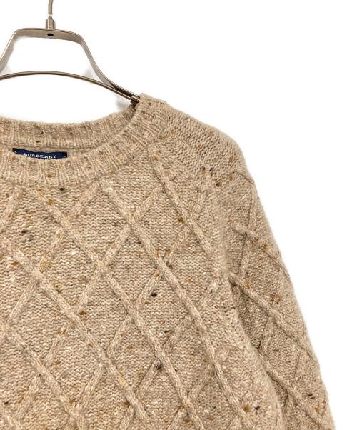 BURBERRY LONDON（バーバリーロンドン）BURBERRY LONDON (バーバリーロンドン) カシミヤブレンドニット ブラウン サイズ:Mの古着・服飾アイテム