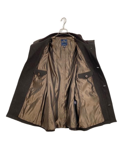 BROOKS BROTHERS（ブルックスブラザーズ）BROOKS BROTHERS (ブルックスブラザーズ) スタンドカラーコート ブラウン サイズ:Lの古着・服飾アイテム