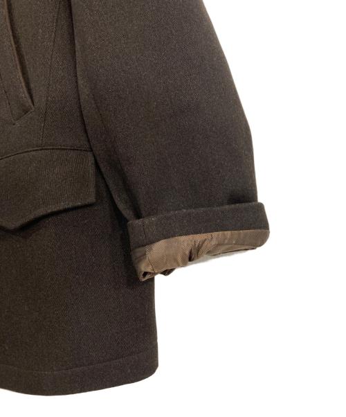 BROOKS BROTHERS（ブルックスブラザーズ）BROOKS BROTHERS (ブルックスブラザーズ) スタンドカラーコート ブラウン サイズ:Lの古着・服飾アイテム