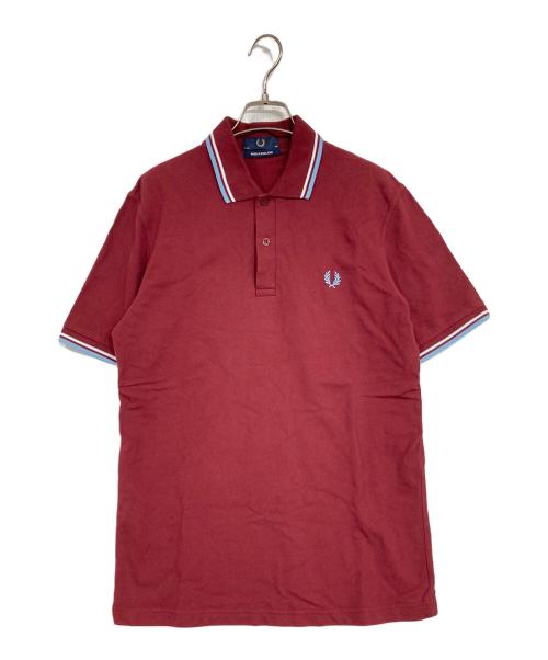 FRED PERRY（フレッドペリー）FRED PERRY (フレッドペリー) ポロシャツ レッド サイズ:40の古着・服飾アイテム