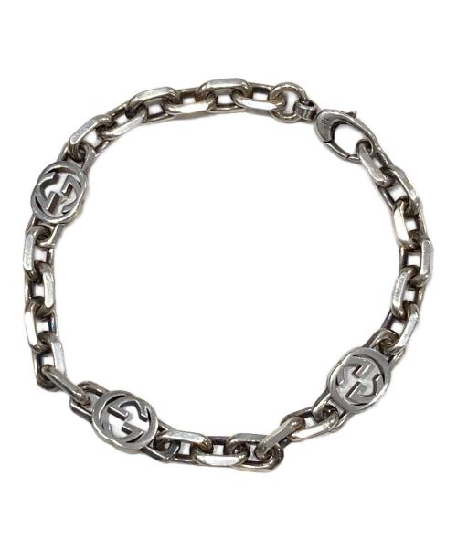 GUCCI（グッチ）GUCCI (グッチ) インターロッキングGチェーンブレスレット シルバーの古着・服飾アイテム