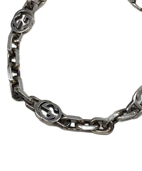 GUCCI（グッチ）GUCCI (グッチ) インターロッキングGチェーンブレスレット シルバーの古着・服飾アイテム