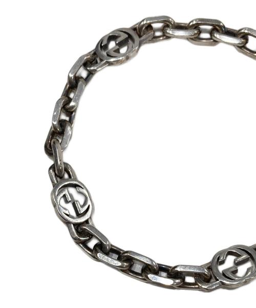 GUCCI（グッチ）GUCCI (グッチ) インターロッキングGチェーンブレスレット シルバーの古着・服飾アイテム