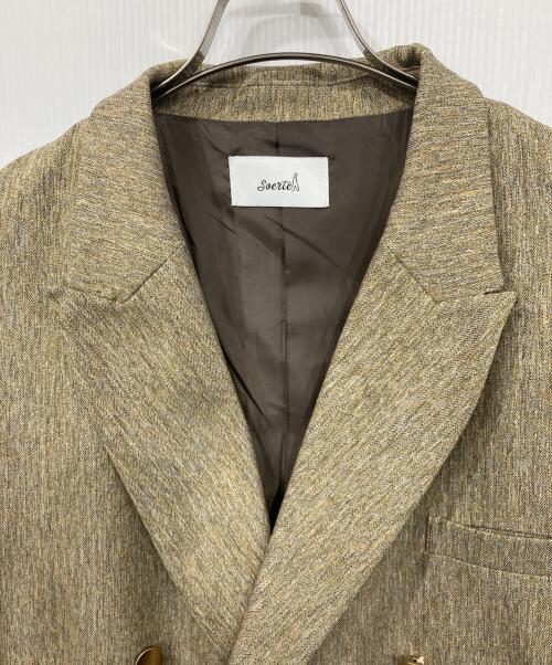 soerte（ソエルテ）soerte (ソエルテ) Over size 6B assort blazer ベージュ サイズ:3の古着・服飾アイテム