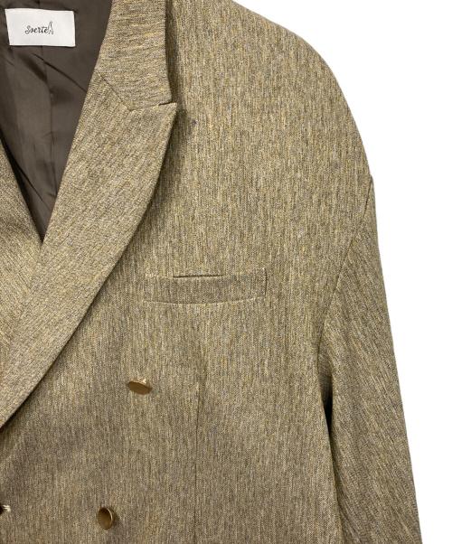 soerte（ソエルテ）soerte (ソエルテ) Over size 6B assort blazer ベージュ サイズ:3の古着・服飾アイテム